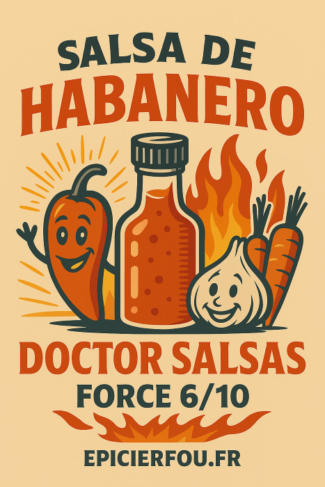 Image de sauce piquante DOCTOR SALSAS 100% naturelle – jalapeño, carotte, Andalousie – EPICIERFOU.FR