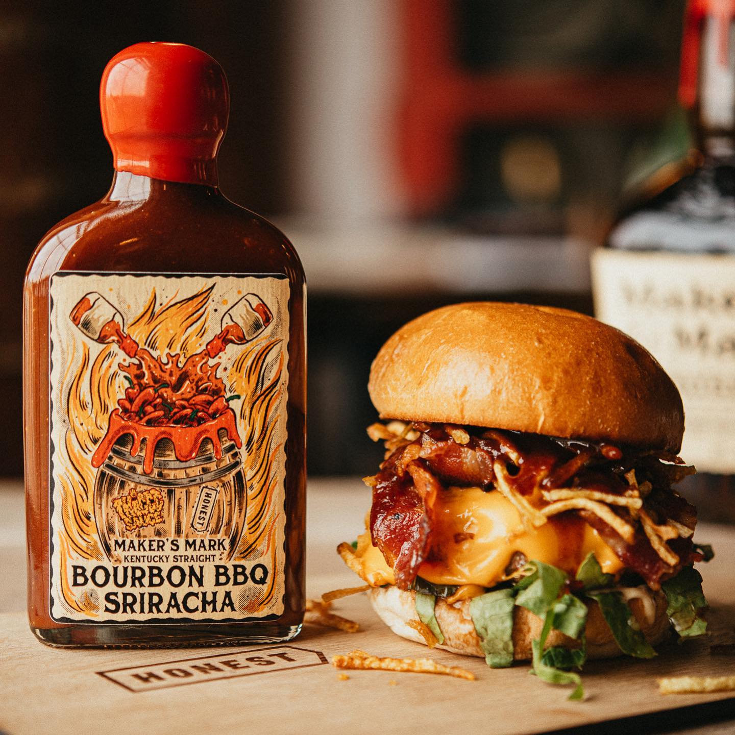 sauce barbecue bourbon sriracha