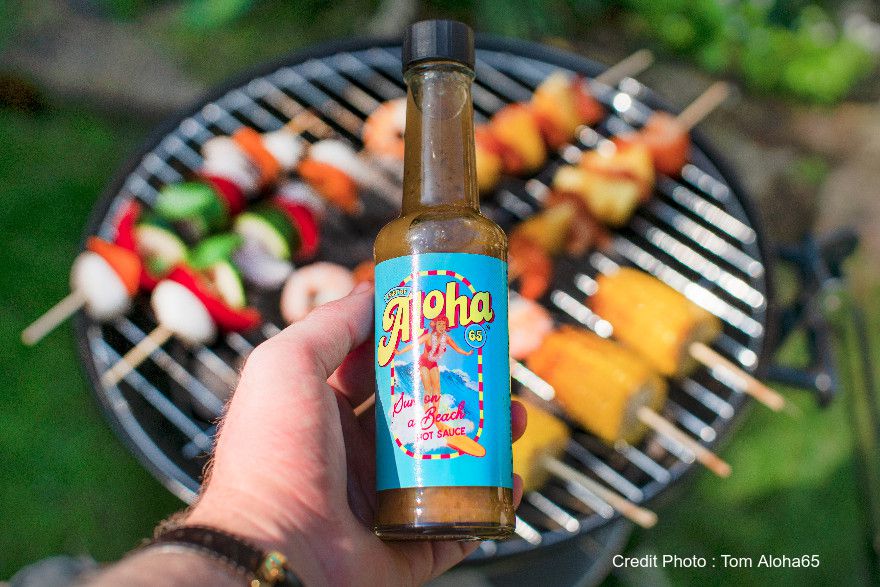 sauce piment Scotch Bonnet ananas gingembre aloha65