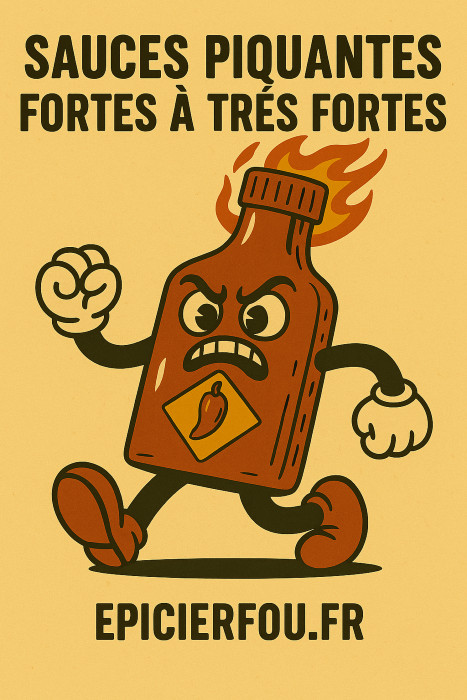 Sauces piquantes fortes à très fortes EPICIERFOU.FR